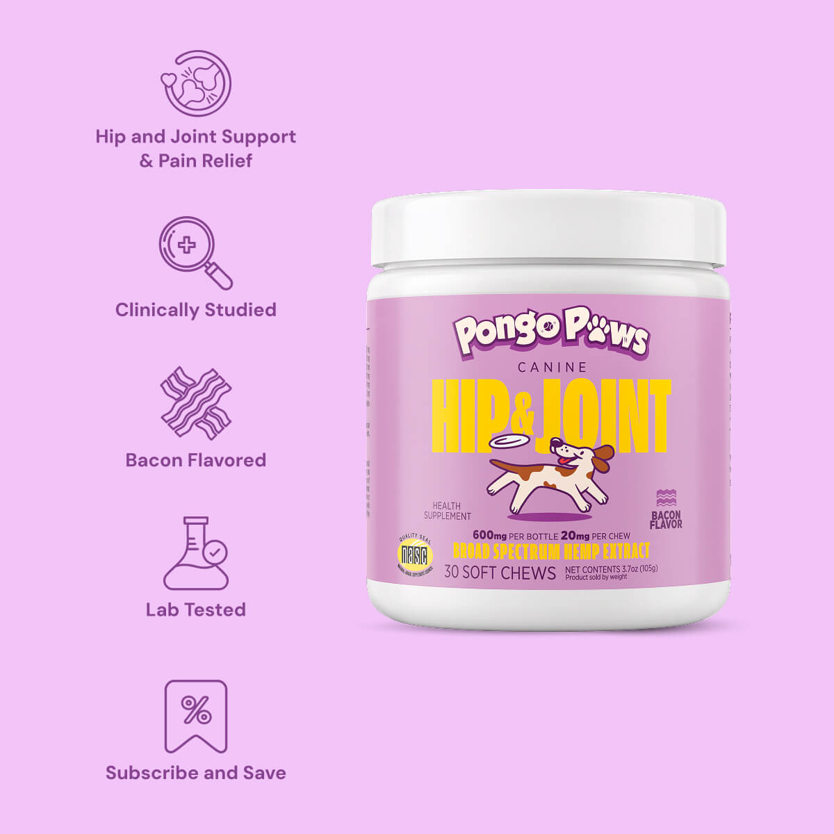 Dog Hip + Joint Chews